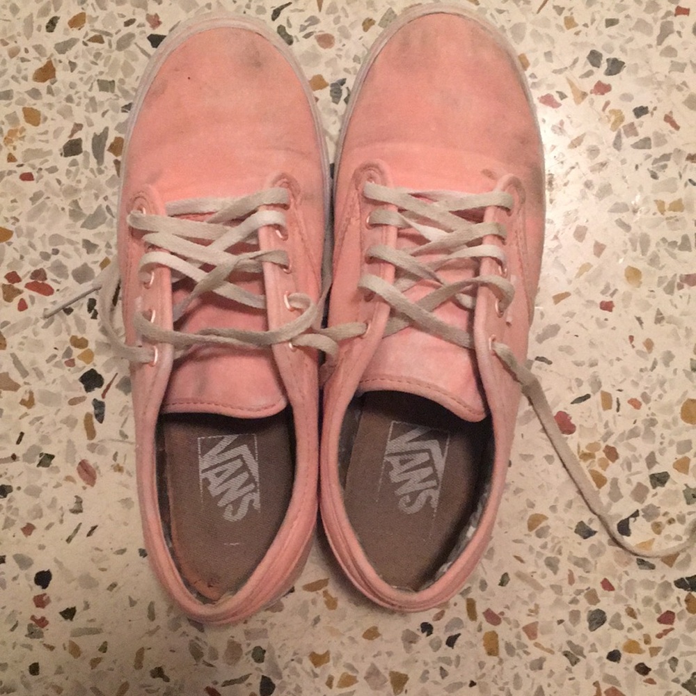 Neon Orange Vans - size 6.5